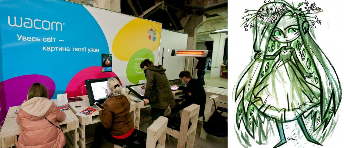 Mavka’s Image Through Your Eyes: Guests of LINOLEUM International Contemporary Animation and Media Art Festival portrayed their own vision of Protagonist for Mavka. The Forest Song